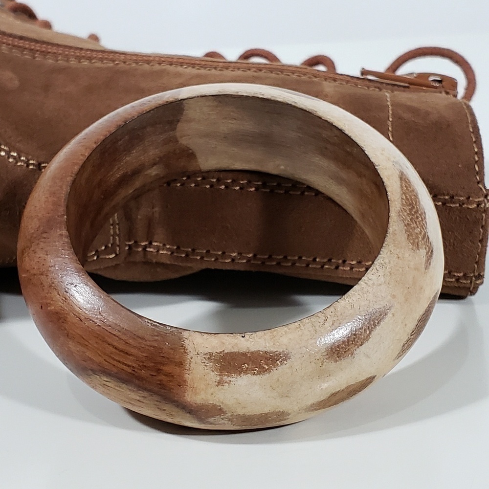 PRINTED WOOD BRACELET